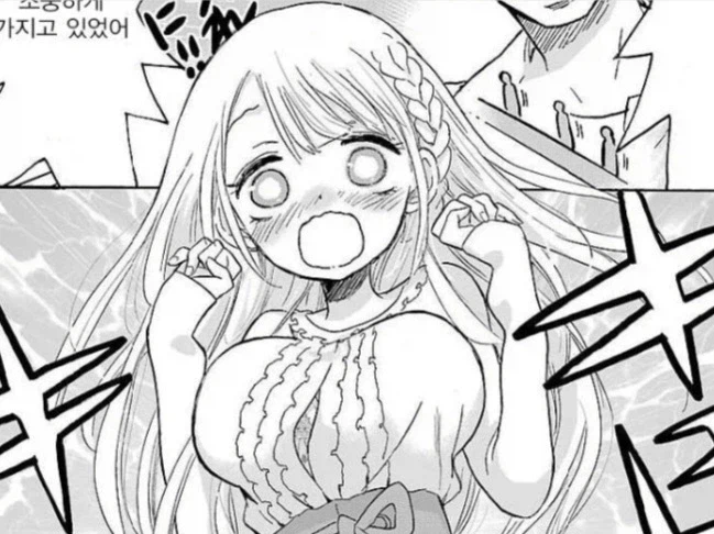 화단에서 사진 찍는 소녀의 비밀스런 취미에 공감하는 만와.manga_1.webp