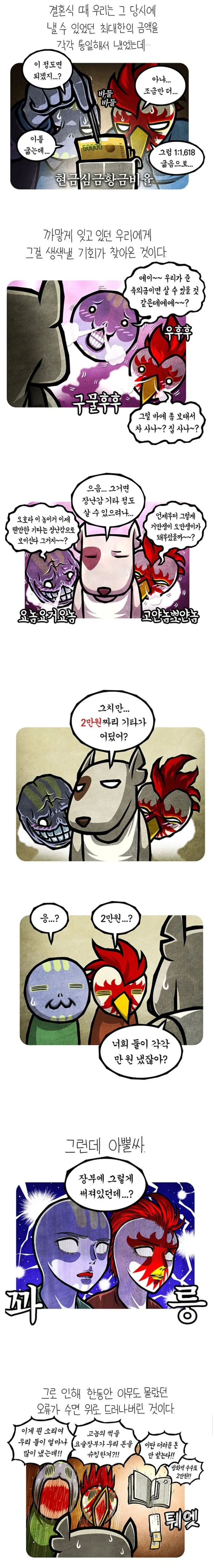 상남자가 축의금 1만원을 이해하는 방법 .manwha_1.webp