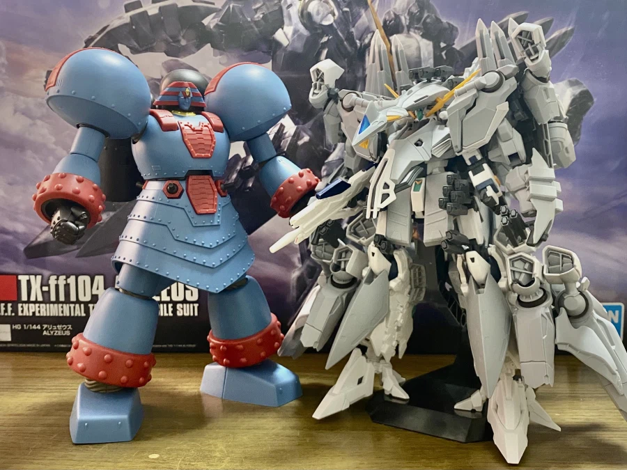 HGUC 1/144 아류제우스 사이즈 비교 사진 2_4.webp