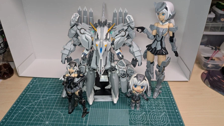 HGUC 1/144 아류제우스 사이즈 비교 사진 2_7.webp