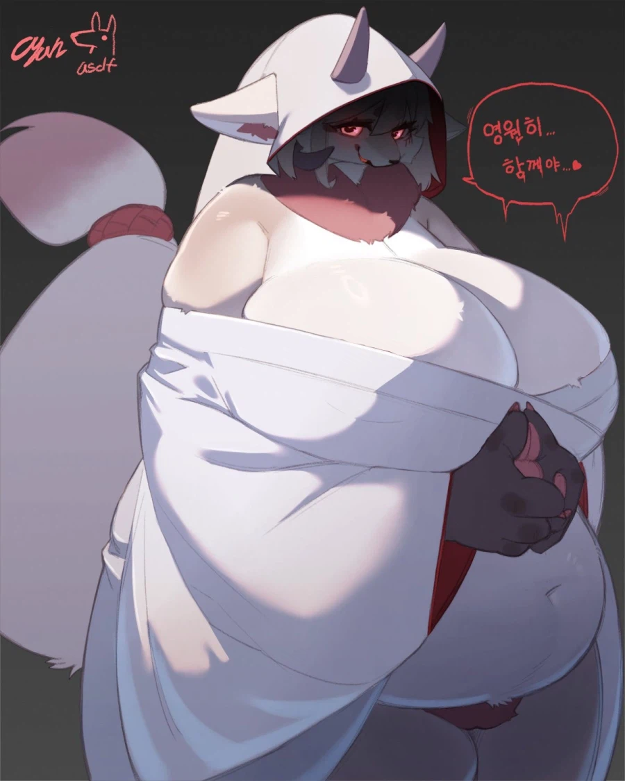 살짝 통통한 애교뱃살 퍼리 몇장_5.webp