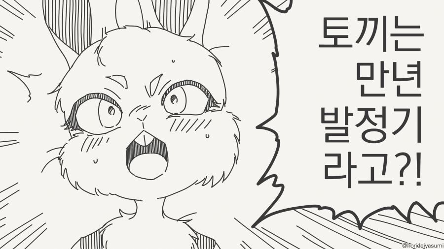 만년 발정기라는 토끼 만화_1.jpg
