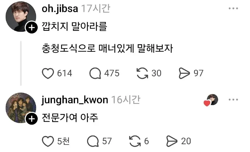 깝치지 말아라를 충청도식으로 매너있게 말해보자_1.webp