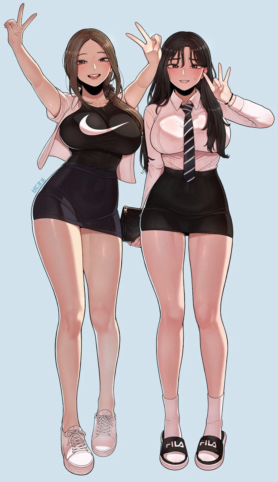 뷰군) 진짜 아줌마와 진)아줌마_1.webp