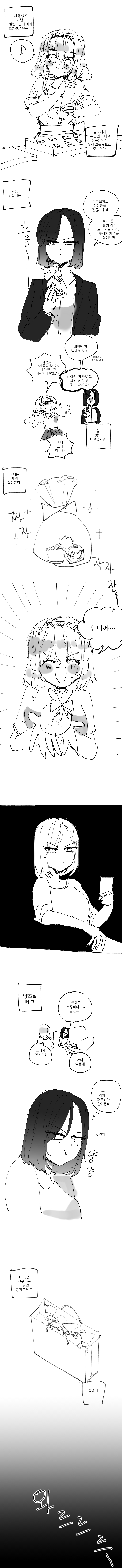 여동생이 언니에게 발렌타인 초코주는 comic_1.jpg