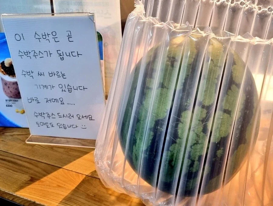 세계최초로 수박씨 빼는 기계를 도입한 이디야_1.webp