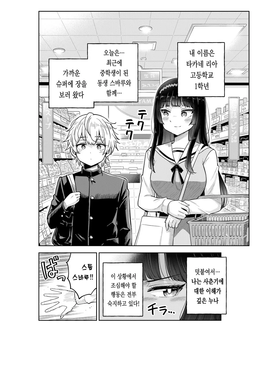 여고생 누나가 사춘기 남동생을 이해해주려는 만화.MANGA_1.jpg