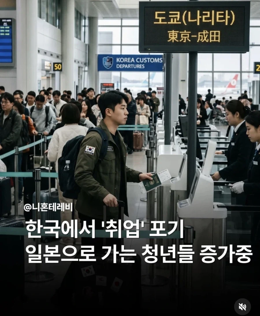 한국에서