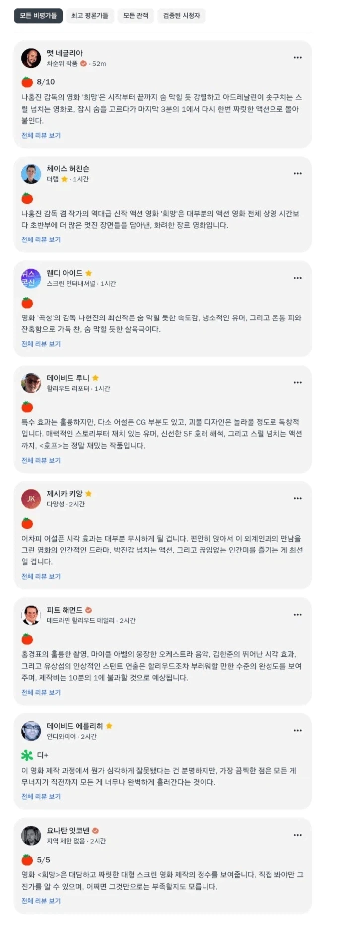 니홍진 신작 호프 비평가 평가 결론_2.webp