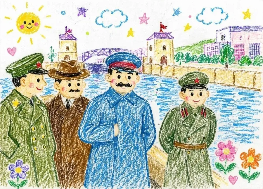 동화풍으로 바뀐 서기장의 화기애애한 나날_1.webp