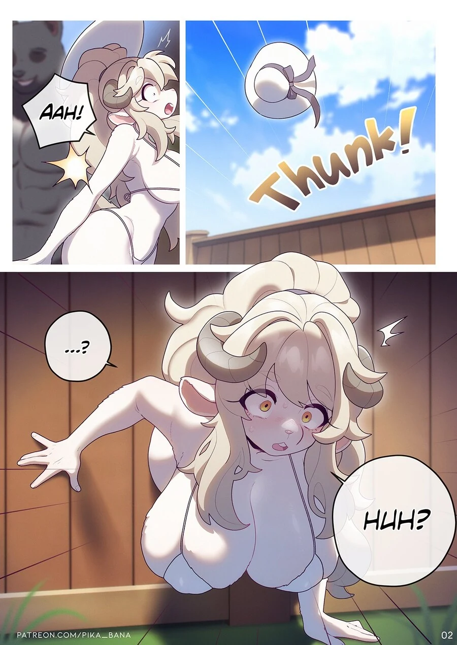 수상하게 가슴이 큰 누나가 벽에 끼이는 만화_2.jpg