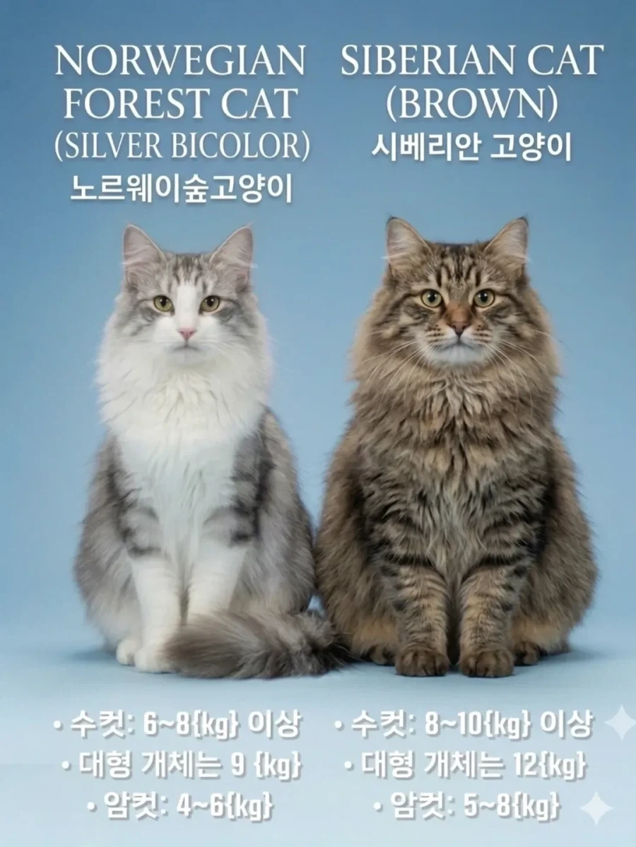 메인쿤 VS 랙돌 VS 놀숲 VS 시베리안 크기 비교_6.webp