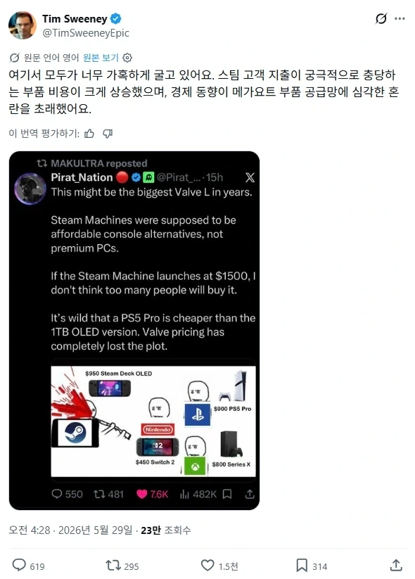 에픽게임즈 CEO