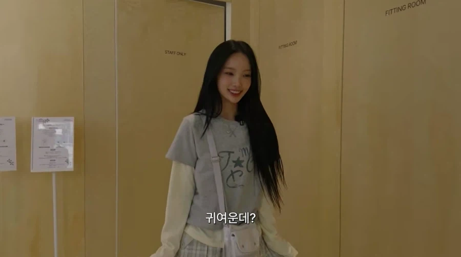 패션 대결하는 리센느 원이와 제나_11.webp