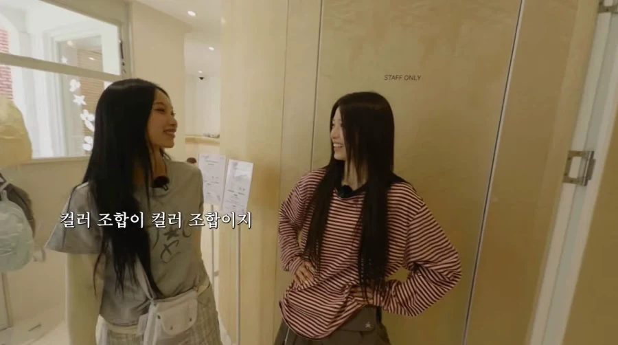 패션 대결하는 리센느 원이와 제나_37.webp