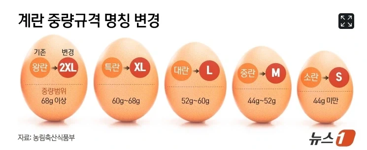 계란 중량규격 명칭 변경_1.webp