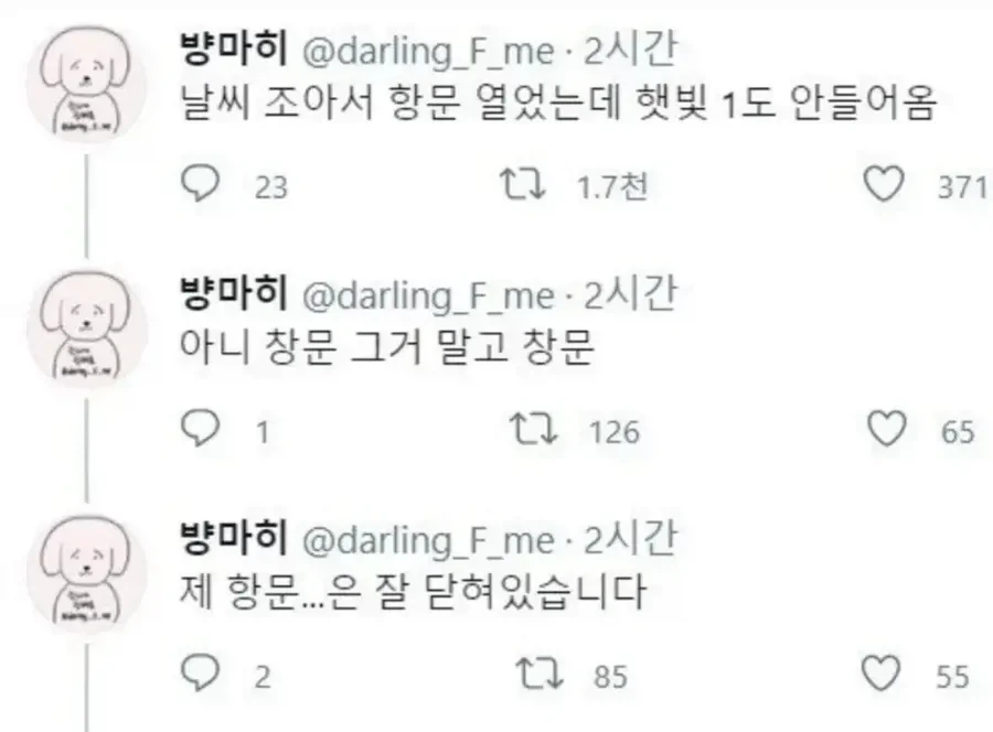 새이끼!! 해병 일광건조 실시!!_1.webp
