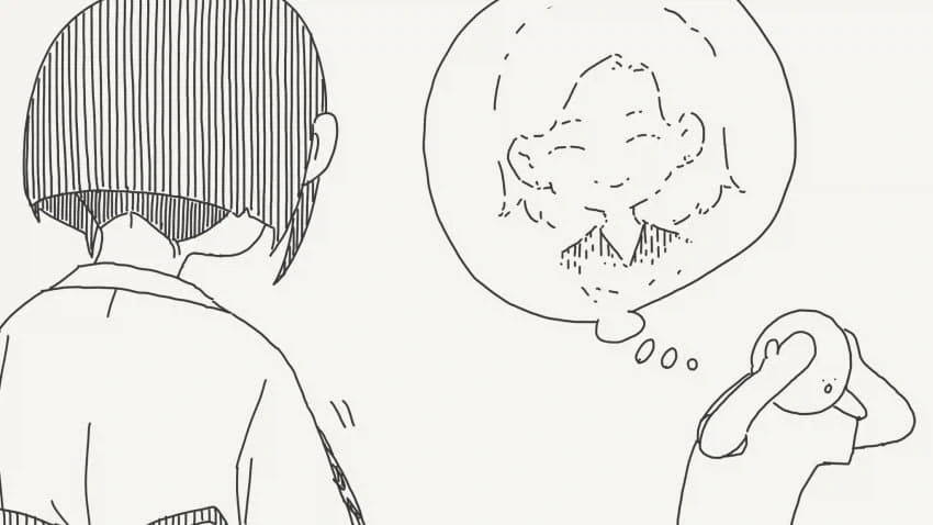 신사에서 마음에 둔 사람과 이어지고 싶다는 소원을 비는.manga_3.webp