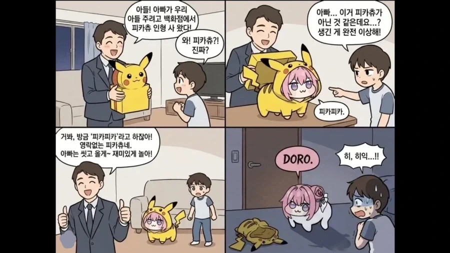 위장 잠입에 성공한 도로롱_1.webp