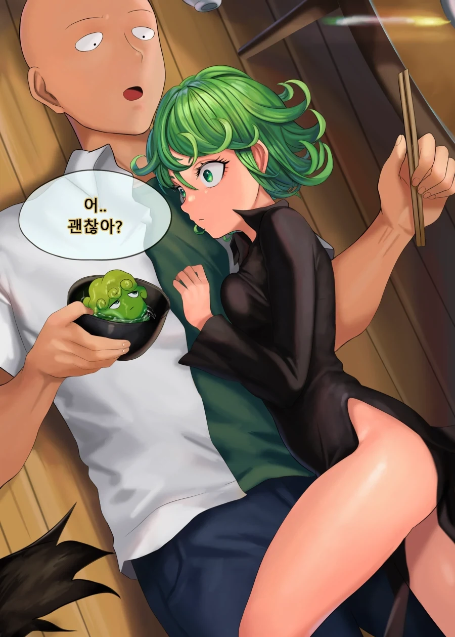 원펀맨 사이타마와 타츠마키의 일상 데이트.manhwa_18.webp