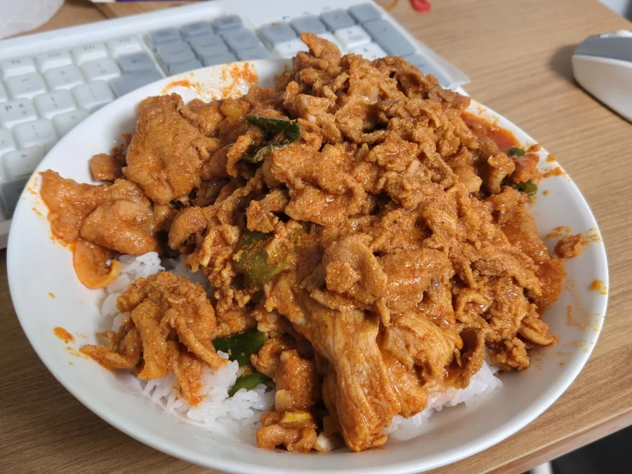 검열 때문에 화나서 고추장 불고기 3kg 볶았다_2.webp