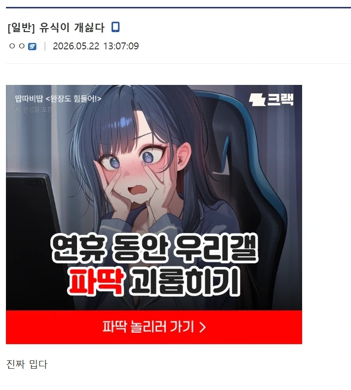 디씨의 글쓴이/광고/글내용이 어우러진 삼위일체짤_1.webp