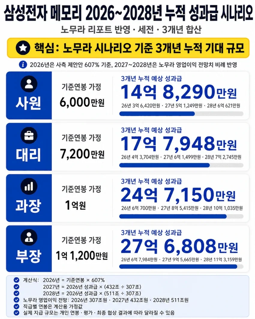 삼성전자 1인당 받게될 성과급 요약 ㄷㄷㄷ_1.webp