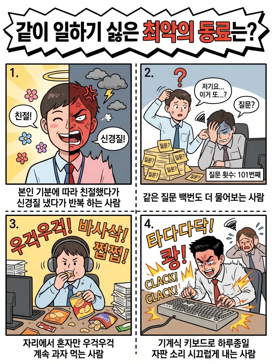 같이 일하기싫은 최악의 동료는?_1.webp