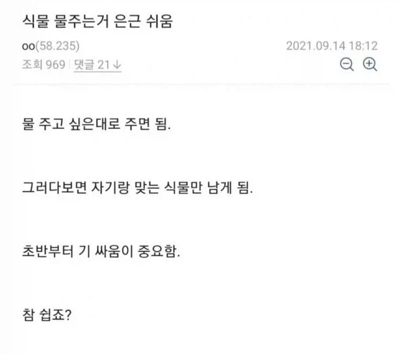 식물 물주는거 은근 쉬움_1.webp