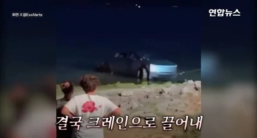 사이버트럭으로 호수 들어간 남성의 최후_4.webp