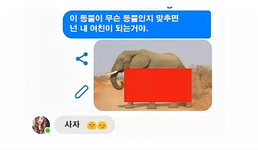 이 동물이 무슨 동물인지 맞추면 넌 내 여친되는 거야_1.webp