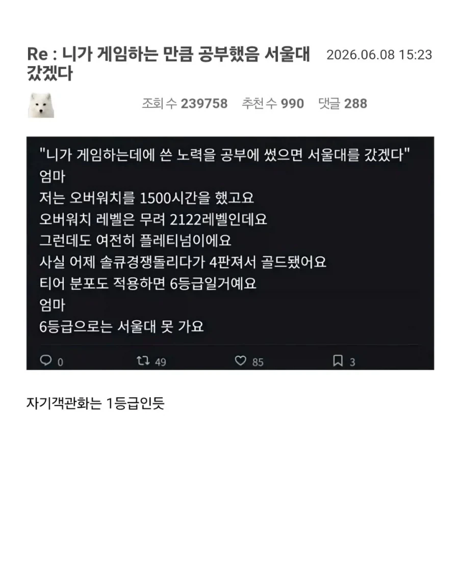그렇게 게임하는데 공부했음 서울대 갔겠다._1.webp