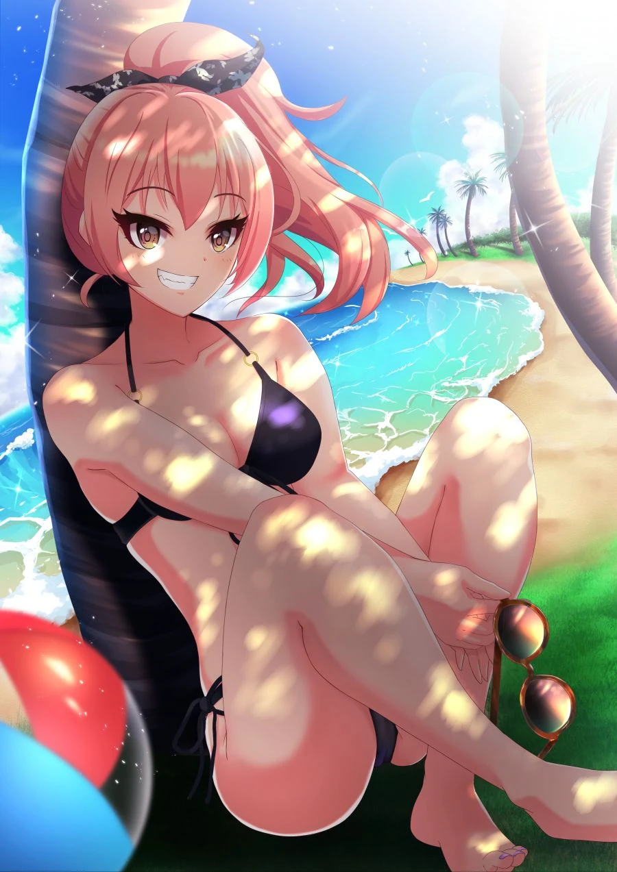yande.re 773538 bikini cleavage jougasaki_mika megane mugino0515 swimsuits the_idolm@ster <a href=
