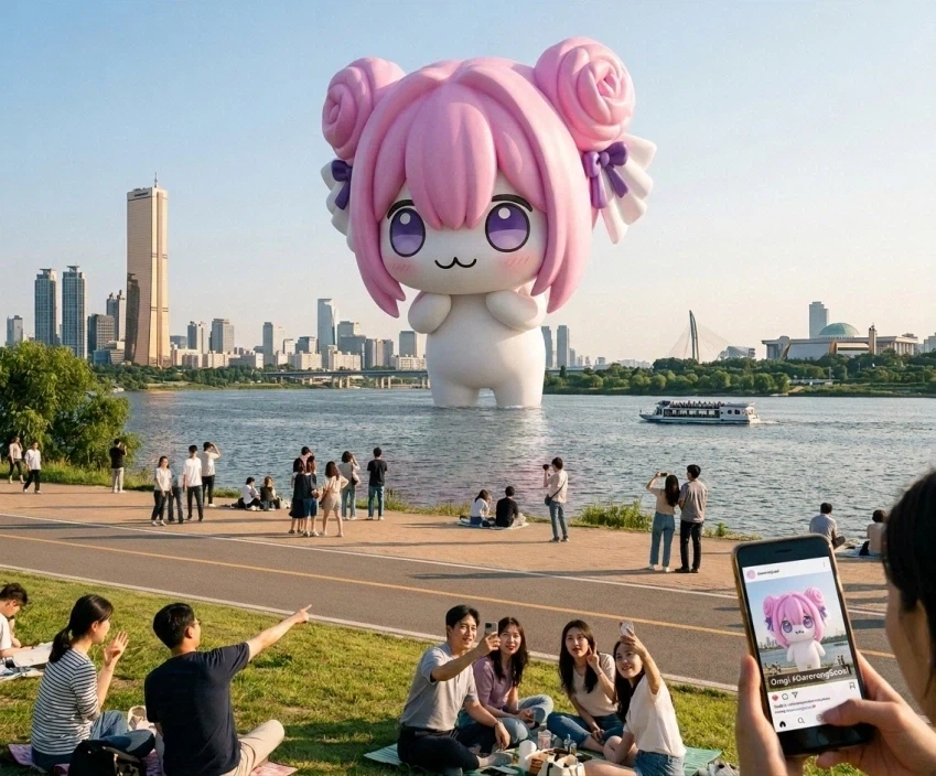 한강에 나타난 도로롱_1.webp
