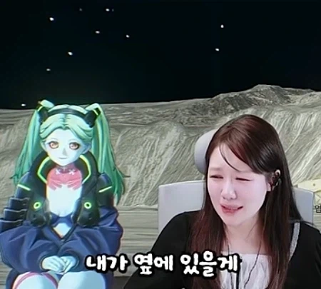 명조에서 레베카 스토리 보고 오열하는 레베카(스피키) 성우.jpg_12.webp
