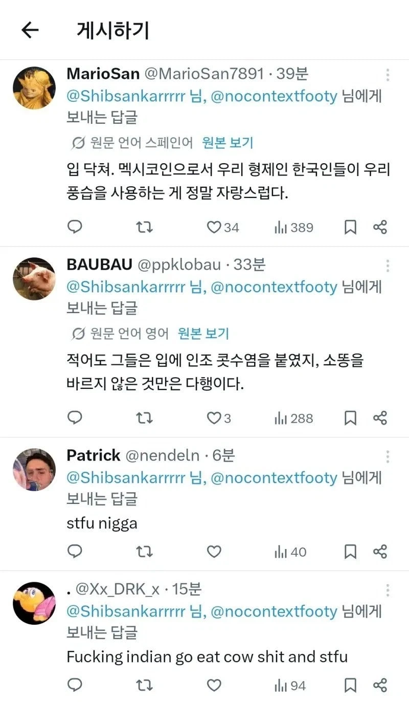 ???: 가짜 콧수염 달고 이러는거 인종차별아님?_2.webp
