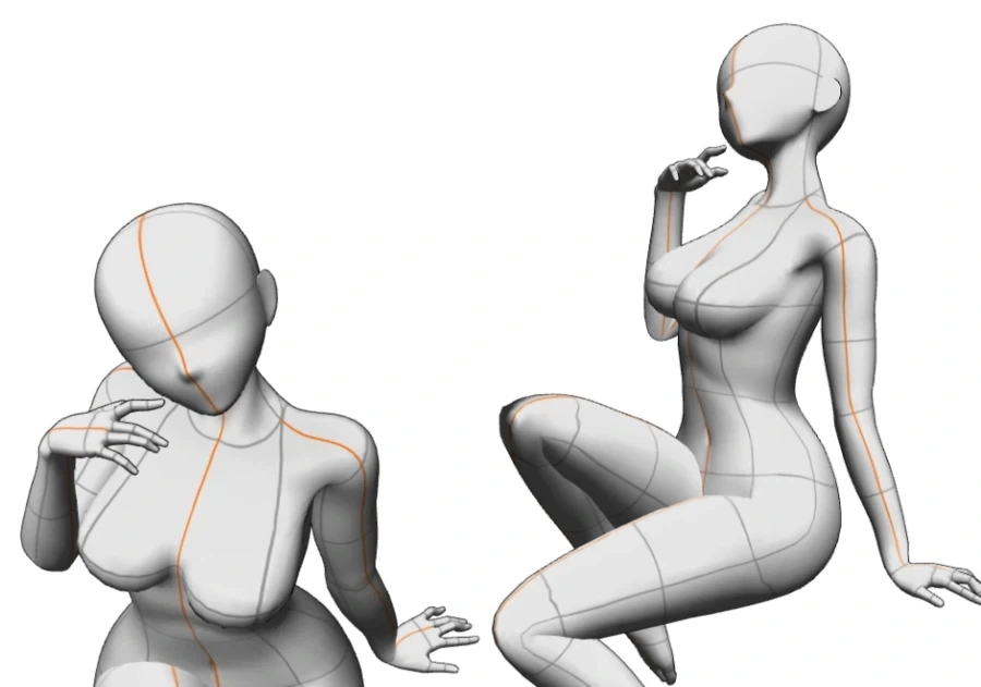 그림그릴때 소재로 섹시한 3D 모델이라고 다운받았더니_1.webp