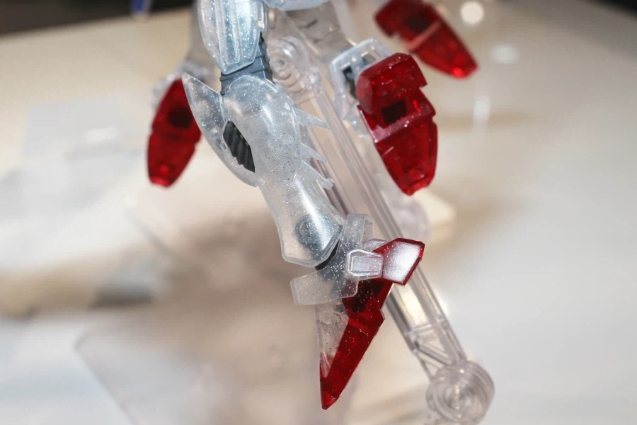 HGUC 1/144 건담 F91 잔상 이미지 클리어 Ver 도쿄점 전시 사진_21.webp
