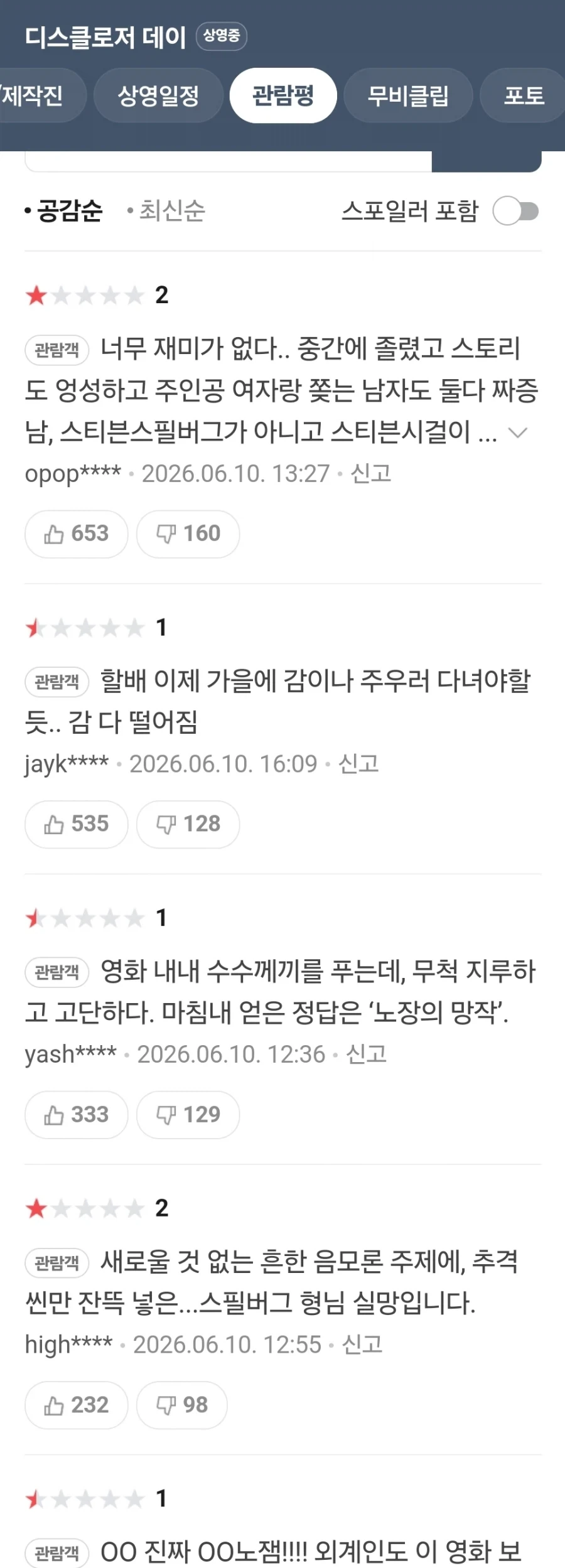 스필버그 감독 신작 영화 국내 관람평_3.webp