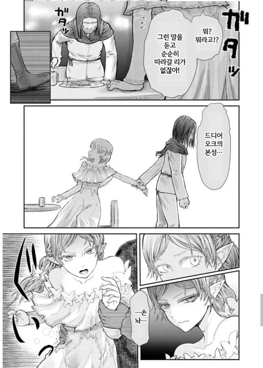 못생긴 남자가 철벽 귀족 엘프녀 꼬시는 방법_2.webp