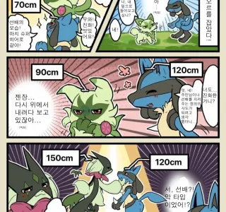 포켓몬) 루카리오가 동료가 되는 만화