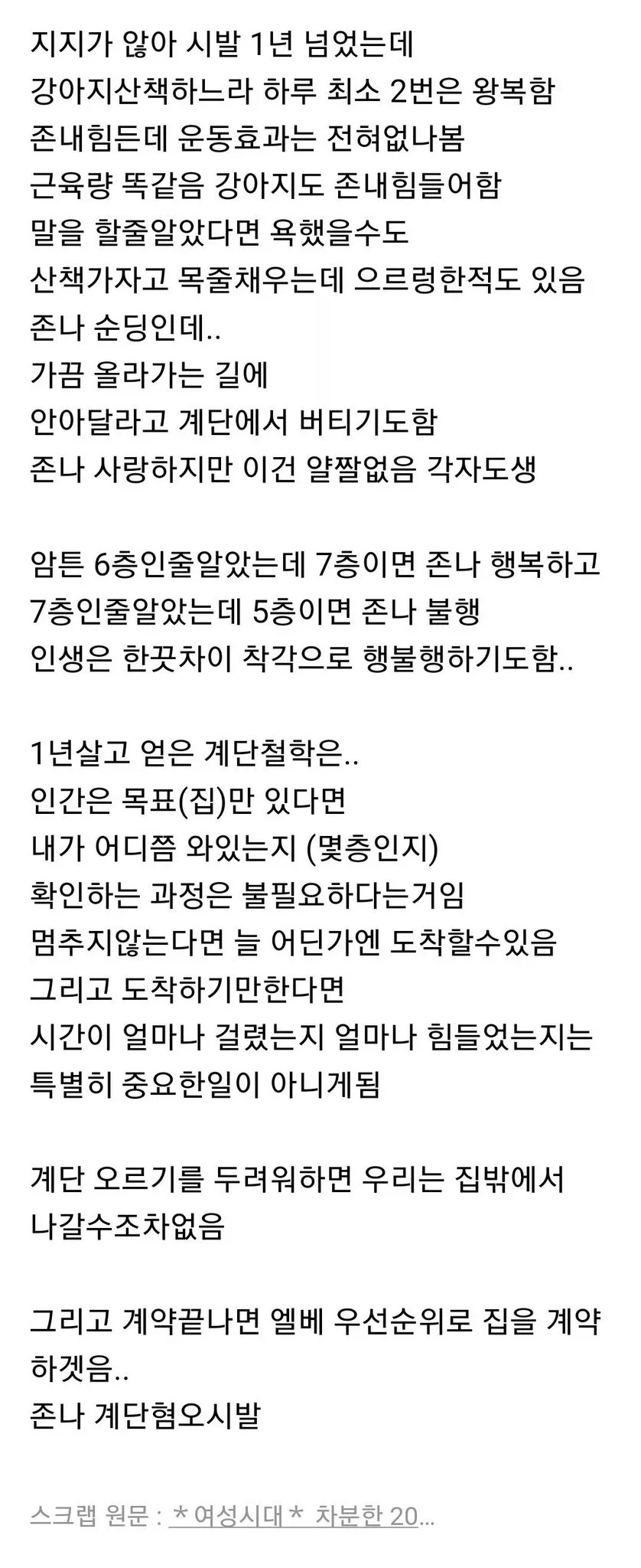 엘베없는 7층 사는데 살다보니까 익숙해_1.webp