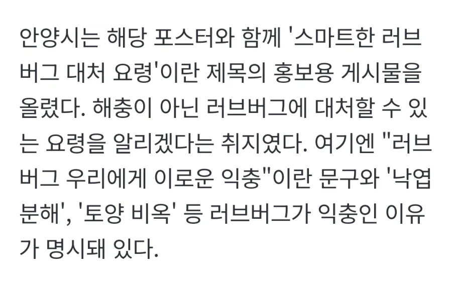 러브버그 미화하다가 뒤지게 욕처먹은 안양시_3.webp