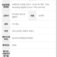 어메이징 디지털 서커스) 심의 재접수