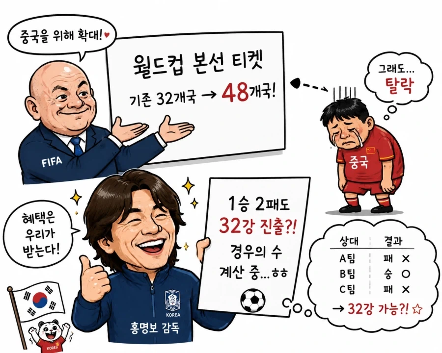 졸전을 해도 32강 올라갈 가능성이 있다니..ㅋㅋㅋ_1.webp
