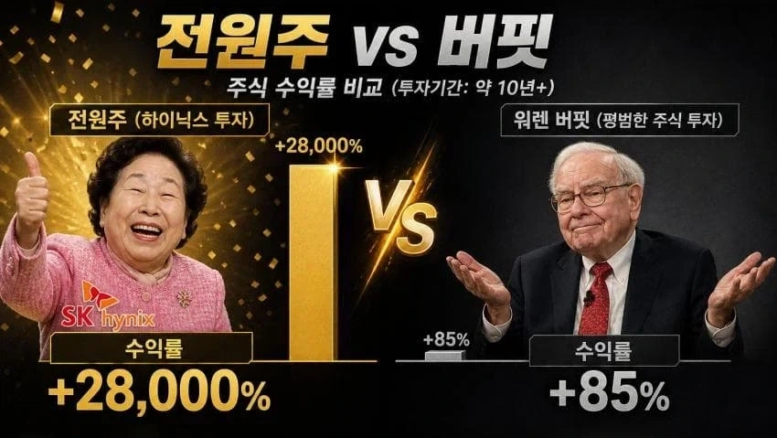 주식)전원주 VS 워랜버핏 주식고수 대결_1.webp