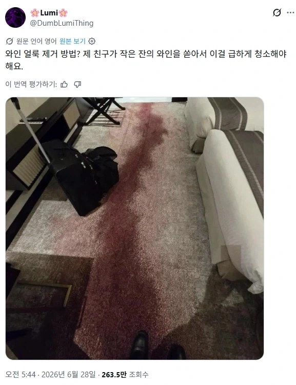 와인 얼룩 제거 방법좀 알려줘_1.webp