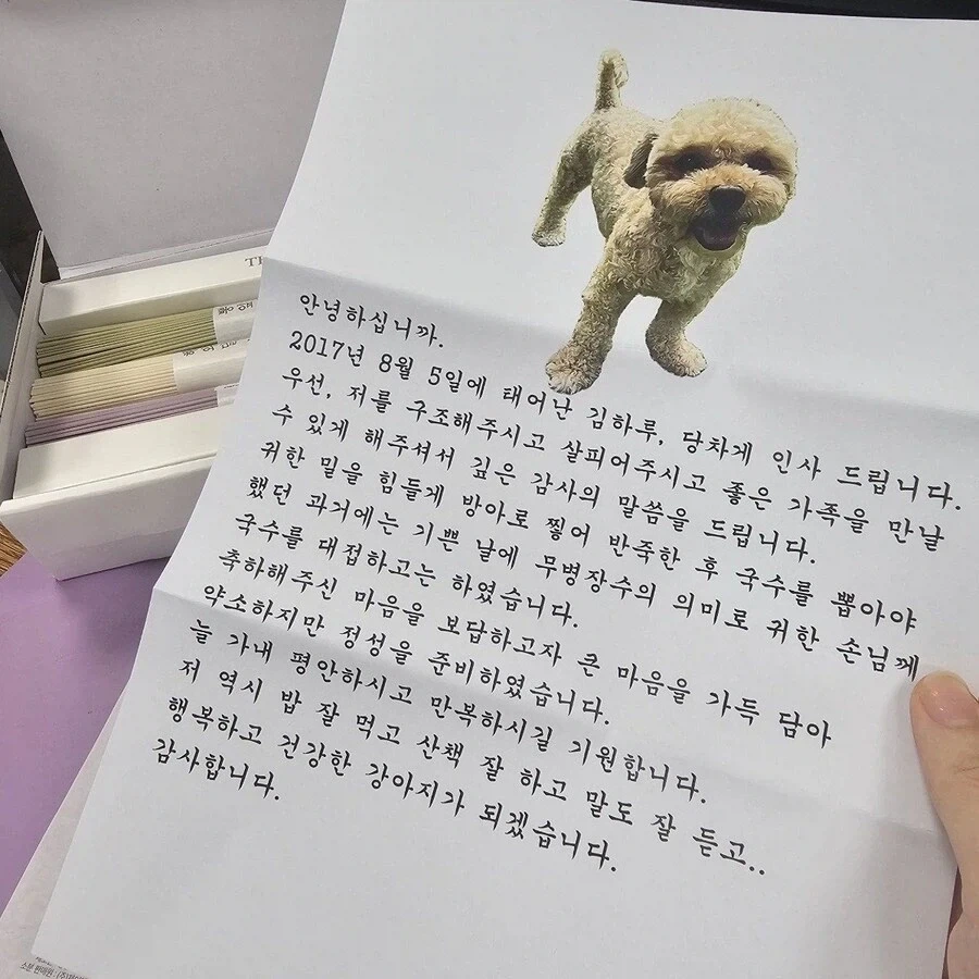 입양 보낸 강아지가 편지 보내옴_1.webp