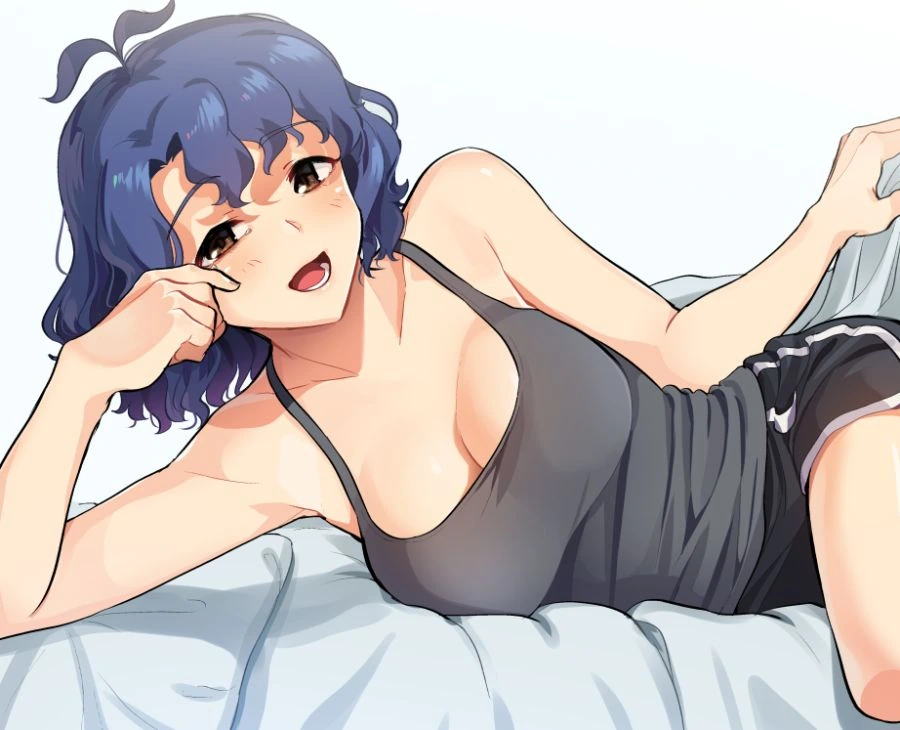 (밀리) 후카 빅찌찌 ㅉㅉ 거유 슴가 가슴 침대 기상 졸림.png