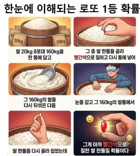 한눈에 이해되는 로또 1등 확률._1.webp